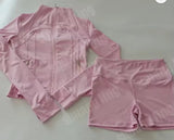 Lulu Set Light Pink Shorts Set