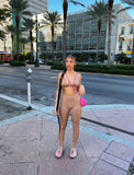 Tan Two Piece Set