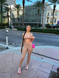 Tan Two Piece Set